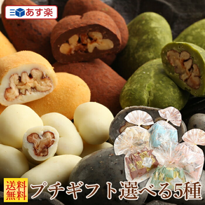 [父の日プレゼント 父の日 スイーツ ギフト 食べ物 プチギフト 洋菓子 高級 お菓子 手土産 ナッツチョコレート]【送料無料/あす楽対応】WEB限定おすすめ2パターンから選ぶチョコレートプチギフト5種セット 楽天上半期ランキング11位│ピーカンナッツチョコも