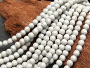 【30日1日はポイント5倍】●【約4-4.5mm珠 北投石 ホワイトタイプ 連】一連 約39-41cm ホクトライト 極上天然石 温泉成分を含むラジウム鉱石 心身を癒す人気ストーン【台湾産】【rn-s】