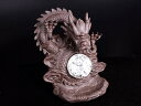 【龍神 倒流香炉 4色に光り輝くボール付き】高さ約16cm 最大幅約14cm コーンタイプ(倒流香)用 大吉開運 龍神デザイン