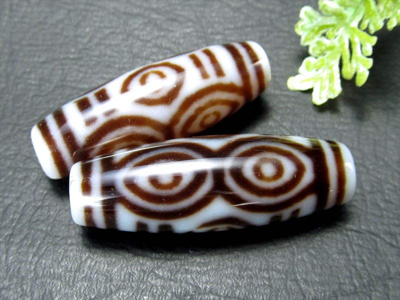 ●A至純天珠 白【龍眼白天珠(りゅうがん「しろ」てんじゅ) 】サイズ:約37mm-39mm 1個売り「天珠の王様」【2025年11月入荷の画像あり】【te-s】...