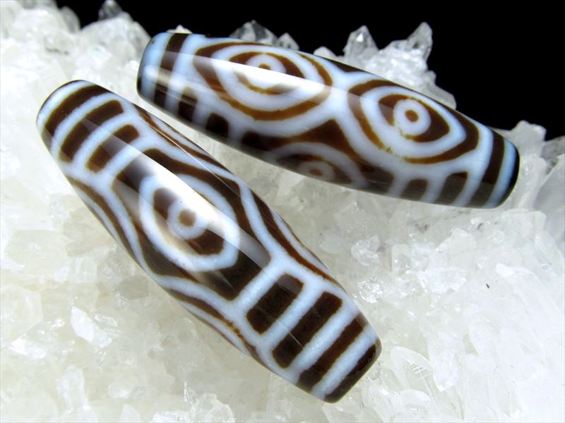 ●A至純 天珠【龍眼天珠(りゅうがんてんじゅ) 】サイズ:約37mm-39mm前後 1個売り 風水開運・諸運隆盛・権力掌中・富財獲得【2025年7月 現品画像 有り】【te-s】