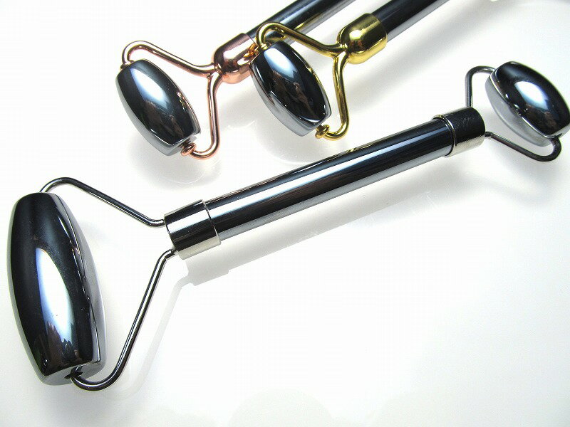 ●本物保証 選べる3色 【テラヘルツ鉱石 美顔ローラー】全長 約150mm つやつや光沢で鏡のような表面 話題の 高純度 テラヘルツ 鉱石 2020年 検査機関...