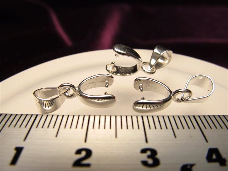 ●【高品質Silver925パーツ シンプルバチカン】1個売り 縦約18mm チェーン通し部分4.5mm ペンダントトップの必需品【BTC055】 パワーストーン 天然石 s-sakura-10048765 ComRose サンプル画像2