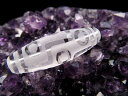 全品ポイント5倍 ミニサイズ水晶天珠【九眼天珠(くがんてんじゅ)】最大長さ約28mm-30mm 1個売り 立身出世・願望実現・合格祈願・必勝祈願【クリスタル製】