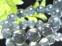 5A【ブルールチル(インディゴライト サゲニティック) クォーツ ブレスレット】8mm-8.5mm×23珠 希少 ストレス鎮静ルチル 濃密藍針水晶 厳選1点物【...