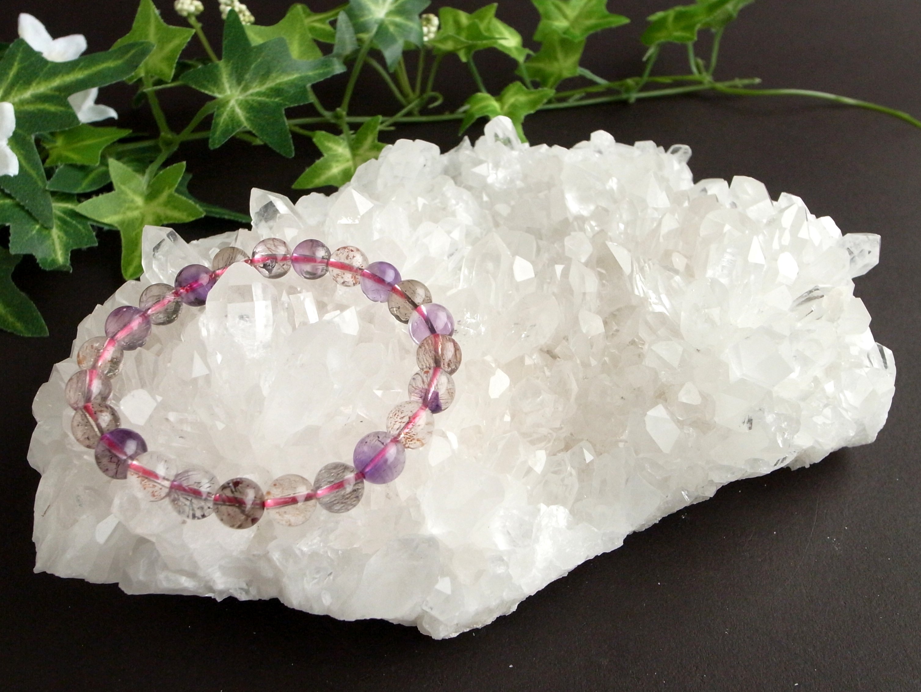 透き通る輝き!3A【四川 水晶 クラスター】幅 約182mm 重さ1356g キラキラ!純白結晶 「妖精が宿る石」一点もの【四川省産】