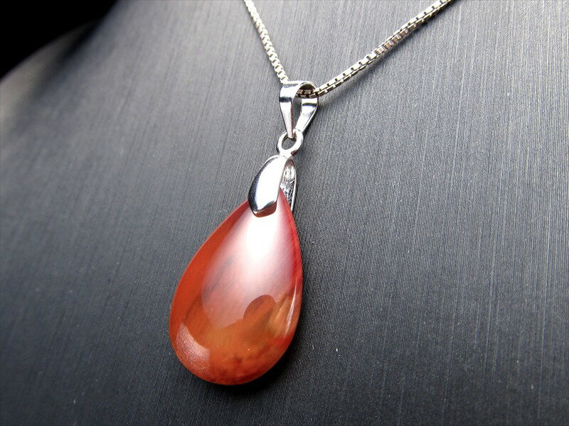 【1日23:59までポイント5倍】【アンデシン ドロップ型 ペンダントトップ】幅約13mm×21mm 重さ約2.2g 超..