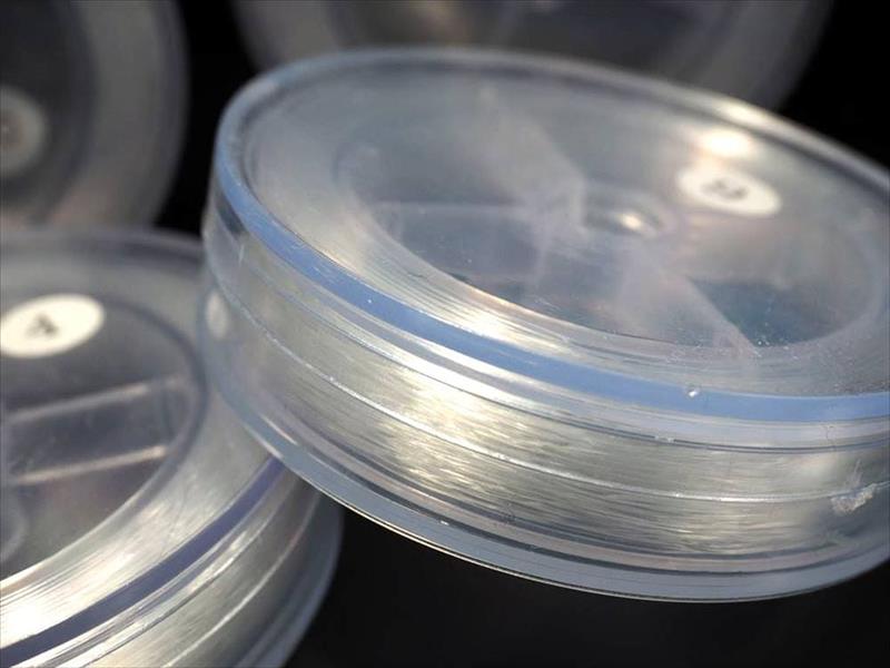 激安価格 【ブレスレット用ゴム 太さ約1.0mm 長さ約26m-27m】クリアカラー ケース入りシリコンゴム 大容量 パワーストーン 天然石