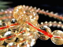 明るめ黄金カラー2A【シトリン(黄水晶) ブレスレット】7.5mm-8mm×23珠前後 中には虹入りも 豊かな富をもたらす幸運の石 11月の誕生石【ブラジル産】