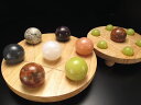 ●【ナチュラル素材の七星盤】石に優しい天然【木製】七星陣 直径120ミリ【inmy】