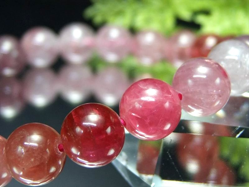 透明 大珠 4A【MIXスピネル(尖晶石)ブレスレット】9mm-9.5mm×21珠 目標達成のお守り 一点もの 【ミャンマー産】 パワーストーン 天然石