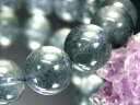 ●5A【ブルールチル(インディゴライト サゲニティック) クォーツブレスレット】12mm-12.5mm×17珠 希少 ストレス鎮静ルチル 濃密藍針水晶 厳選1点...