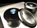 【27日01:59までP5倍】【Sサイズ ブラック クッション付きメタルルースケース】直径約30mm 縦約15mm ペンダント、原石、宝石ルースに
