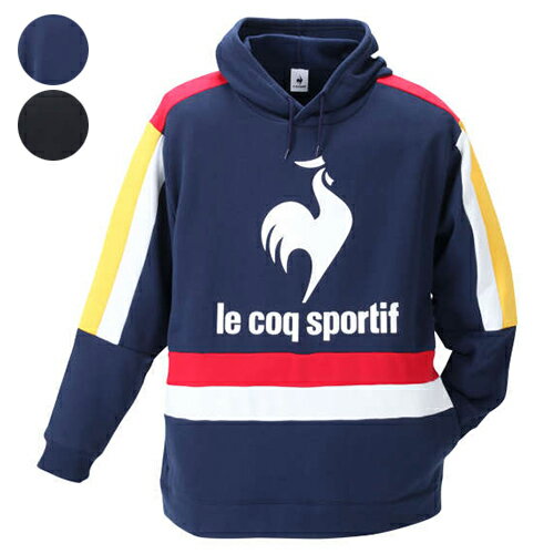 【大きいサイズ】　裏起毛スウェットプルパーカー　【LE COQ SPORTIF(ルコックスポルティフ)】メンズ　2L/3L/4L/5L/6L