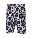 【大きいサイズ】ストレッチツイル柄ハーフパンツ【LOUDMOUTH(ラウドマウス)】メンズ UVカット ストレッチ 100/105/110/115/120/130