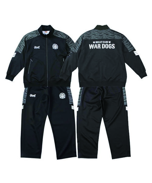 【大きいサイズ】SOUL SPORTS×新日本プロレス WAR DOGS長袖ジャージセット【SOUL SPORTS(ソウルスポーツ)】メンズ 3L/4L/5L/6L ビッグサイズ