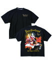 【大きいサイズ】凛一刀流半袖Tシャツ【絡繰魂抜刀娘(からくりたましいばっとうむすめ)】メンズ 3L/4L/5L/6L/8L 和柄 刺繍 からくりだましい 抜刀娘(ばっとうむすめ) 和柄スタイル 和 日本 ビッグサイズ