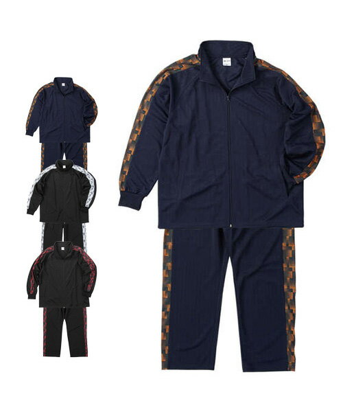 ■Mc.S.P ハーフトーンドット切替ジャージセット 【サイズについて】 サイズ表のウエストサイズは適応範囲となります。 トップス：フルジップ／スタンドカラー／ラグラン袖／サイドポケット／リブ(袖口) パンツ：前閉じ／サイド・バックポケット...