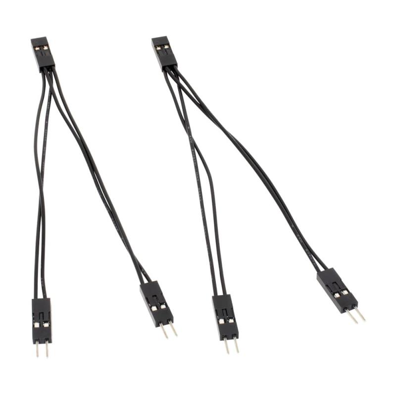 アイネックス マザーボードピン分岐ケーブル 2ピンタイプ