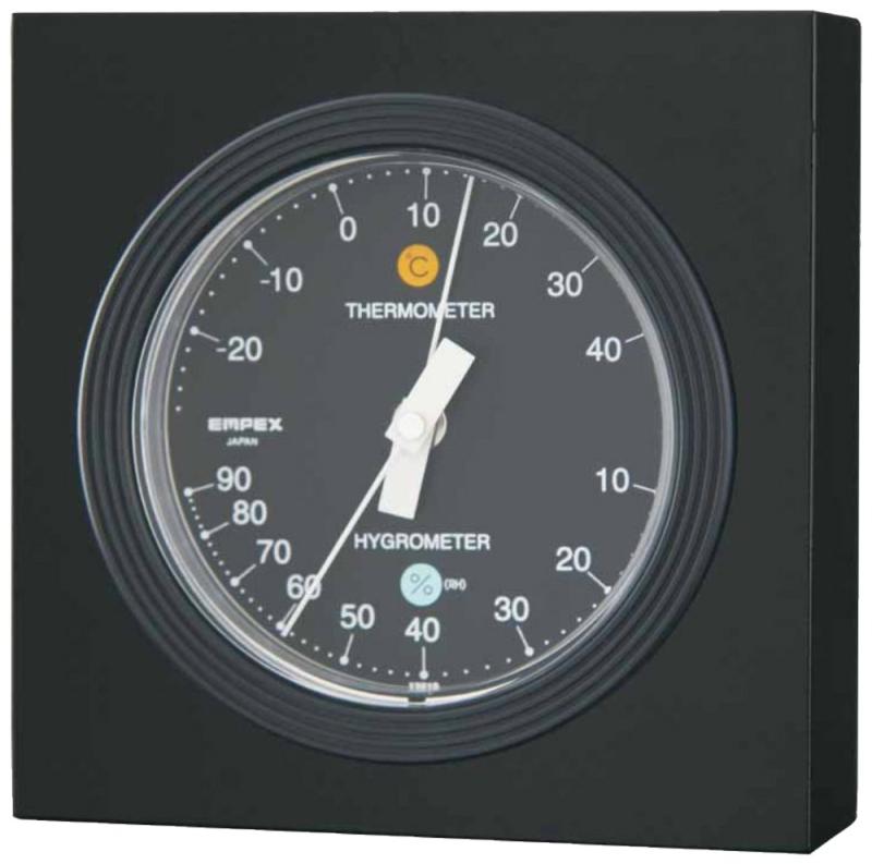エンペックス気象計 温度湿度計 MONO温湿度計 置き用