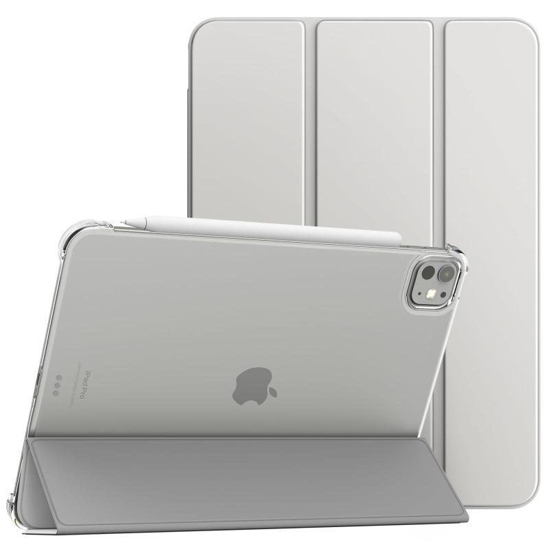 iPad Pro 11インチ ケース 2024 第5世代 M4 TiMOVO iPad Pro 11 第5世代 ケース iPad Pro 2024 カバー 11インチ PUレーザー 開閉式 三つ折り スタンド マグネット オートスリープ機能 Pencil