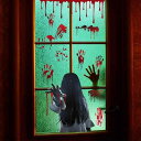 ハロウィン 飾り ウォールステッカー ハロウィンステッカー 窓ステッカー ハロウィン 人影 幽霊 血まみれの手形 静電ステッカー ガラス ステッカー 両面 デコレーション 汚れない 剥がせる