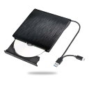CYMUM CD/DVD外付けドライブ、外付けDVDドライブ、USB3...(3)