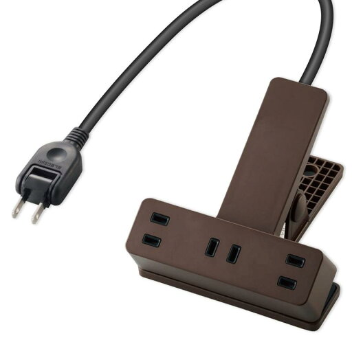 エレコム(ELECOM) クリップタップ 雷サージ付 ホコリシャッター付 3個口 5.0m ブラック エレコム(ELECOM) クリップタップ 雷サージ付 ホコリシャッター付 3個口 5.0m ブラック