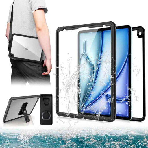 「Doo」軽量型 iPad Air 13インチ M2 完全防水ケース (2024)、iPad Pro 12.9インチ 第3世代 防水ケース(2018)、iPad Air 13 お風呂カバー IP68防水 耐衝撃 Face ID認証可能 スタンド機能付き 「Doo」軽量型 iPad Air 13インチ M2 完全防水ケース (2024)、iPad Pro 12.9インチ 第3世代 防水ケース(2018)、iPad Air 13 お風呂カバー IP68防水 耐衝撃 Face ID認証可能 スタンド機能付き