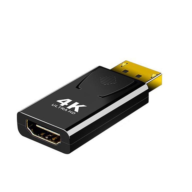 ALLVD DisplayPort to HDMI 変換アダプタ 4K@30Hz 4 K 金メッキディスプレイポートプラグアンドプレイ 音声ビデオ同期伝送 互換テレビ、ノートパソコン、プロジェクタ、ディスプレイなどのデバイス