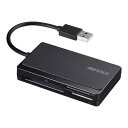 BUFFALO USB2.0 マルチカードリーダー ケーブル収納モデル BSCR308U2シリーズ(2)