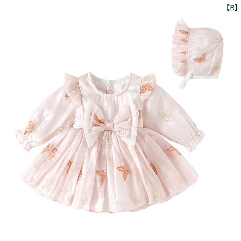 ベビー かわいい ドレス 1ヶ月 ベビー 服 春秋 軽量 高級 宮殿 プリンセス ドレス ...