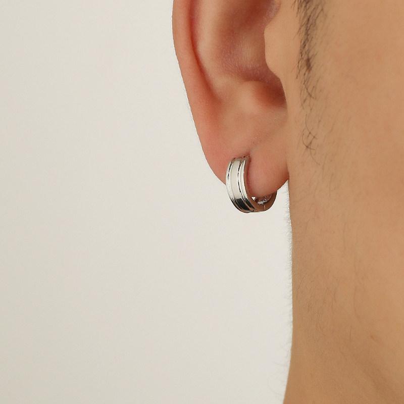 ピアス レディース メンズ シルバー925 銀製 小ぶり 両耳兼用 シンプル スタイリッ...