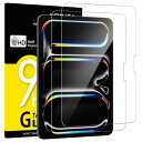 NEW'C 2枚 iPad Pro 11インチ M4 (2024), モデル A2836 A2837 A3006 用 ガラスフィルム 強化ガラス液晶保護フィルム...