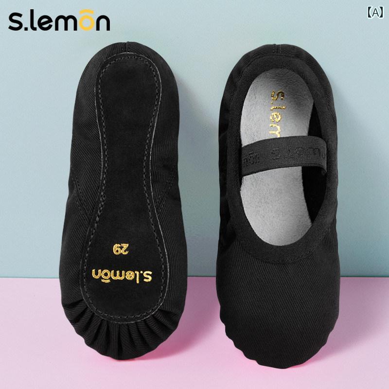 バレエ ダンス 子供用 子供用 ダンス シューズ ソフト ソール トレーニング フル レース フリーの 伸縮..