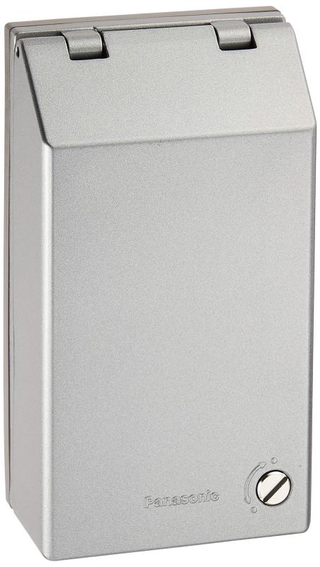 パナソニック(Panasonic) コスモシリーズワイド21 金属ガードプレート コンセント2コ用 取付枠付 WTF7872K