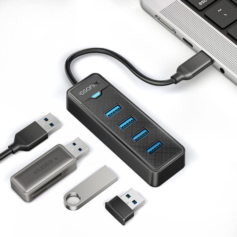 iDsonix usb c ϥ 3.0 4ݡ usb hub   5Gbps®ž Хѥ ѥ ΡPCб ...