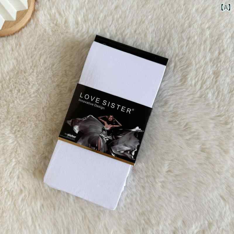 レディース ストッキング ベルベット素材の一色タイツはセクシーでスリムJKの女の子にぴったり。な白い下着としても着用可能。