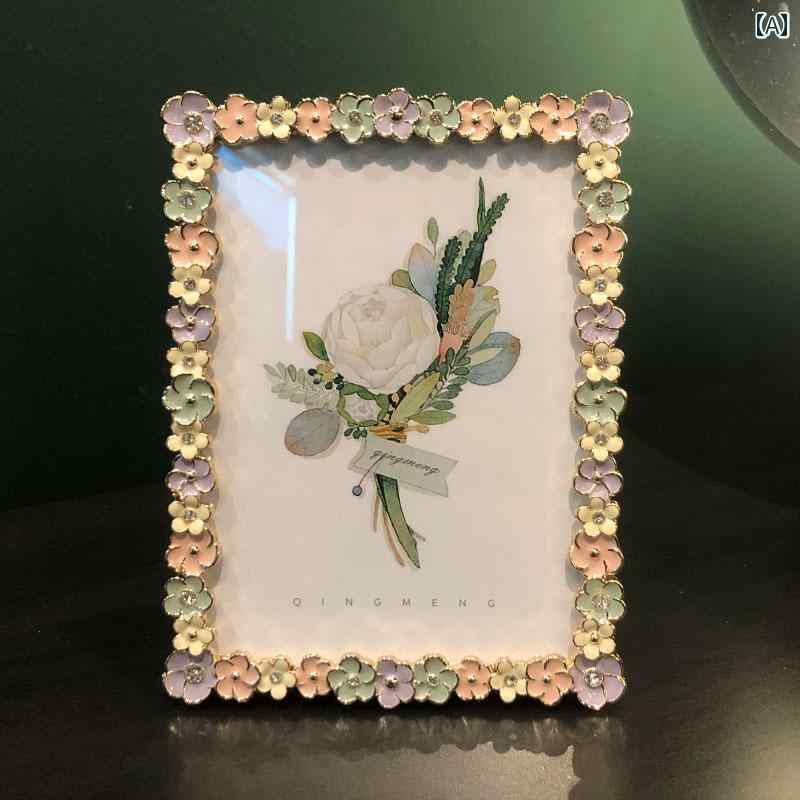 フォトフレーム 和風の 小さい さわやか 高級 フォトフレーム テーブル 8インチ 7インチ 6インチの 子..