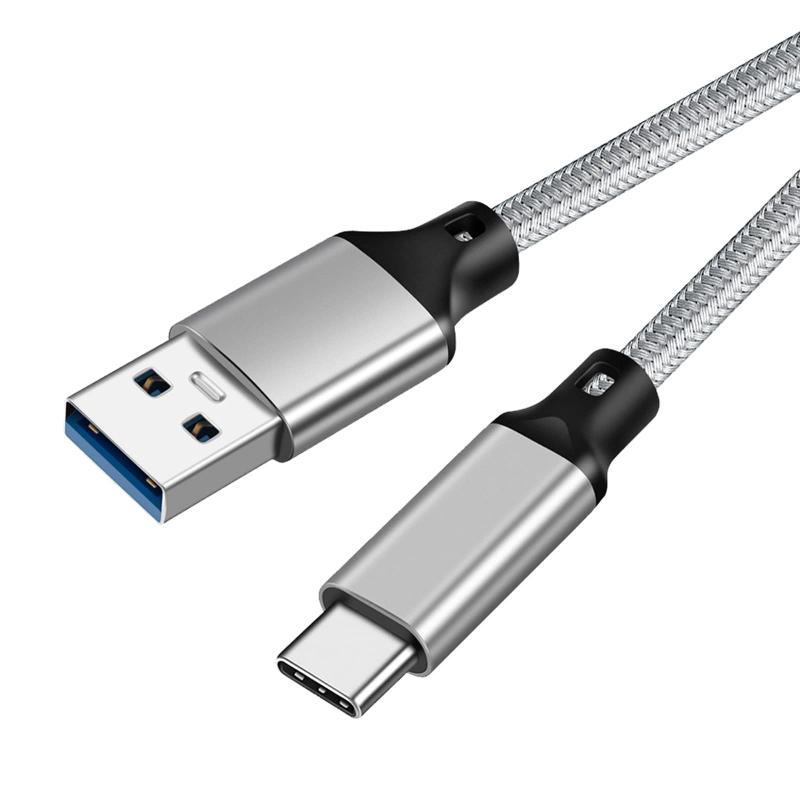 USB-C & USB-A 3.1(Gen2) ケーブル Popolier【10Gbpsデータ転送/3A 60W高速充電】USB3.1 Gen2 USB-A to USB-C ケーブル 高耐久ナイロン スマートフォン、タブレット、ノートパソコンの