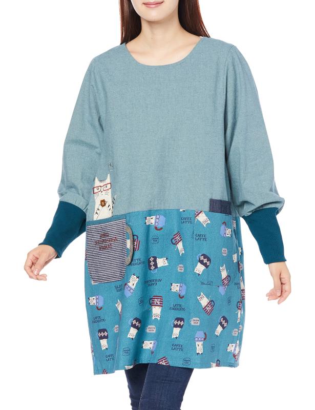 [KUSUGURU] カッポウネコまるけカッポウレディース