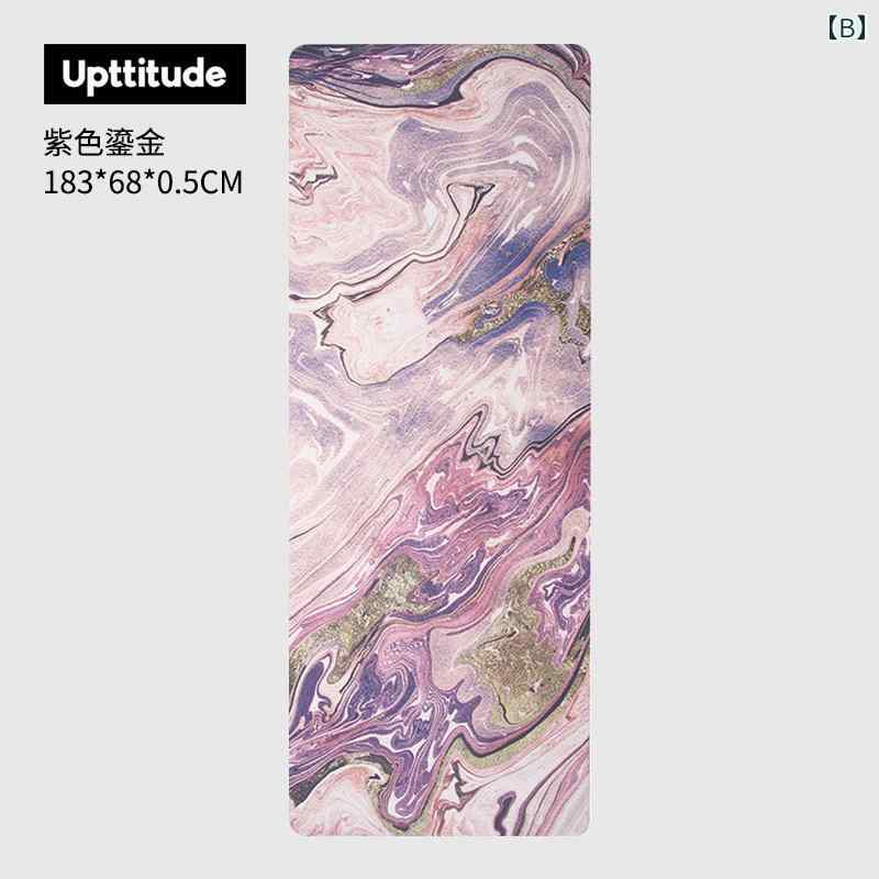 ヨガ マット フィットネス Upttitude ゴム ヨガ マット プロ 仕様 滑り止め フィッ...