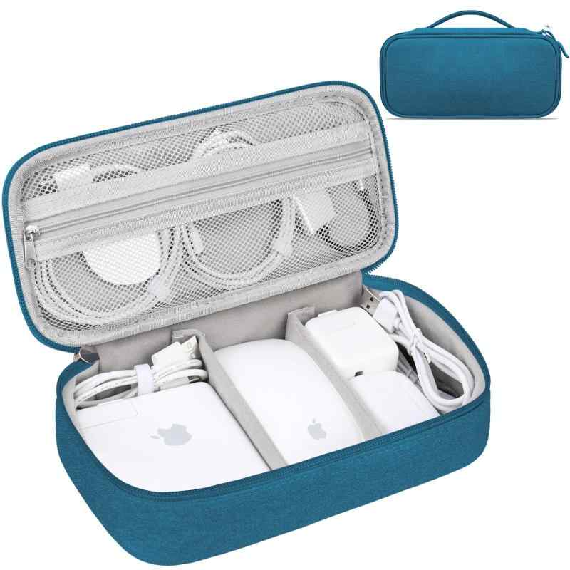 Lacdo 電子オーガナイザー 旅行 ケーブル オーガナイザー バッグ ポーチ テック 電子アクセサリー キャリーケース