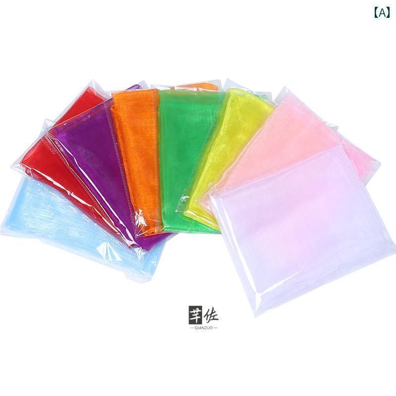 リボン　アクセサリー　ロープ 幼稚園の カラフルな シルクスカーフ 早期 教育 子供の 象徴 玩具 スカ..