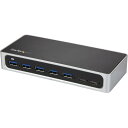 StarTech.com 7ポートUSB-Cハブ/急速充電ポート搭載/5x USB-A & 2x USB-C (USB 3.0 SuperSpeed 5Gbps)/セルフパワー対応 (ACアダプタ付属)/USB 3.1 Gen 1 Type-Cハ(2)