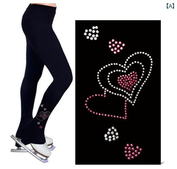 フィギュア　スケート　ウェア LIUHUO フィギュア スケート 服 子供 パンツ レディース トレーニング ..