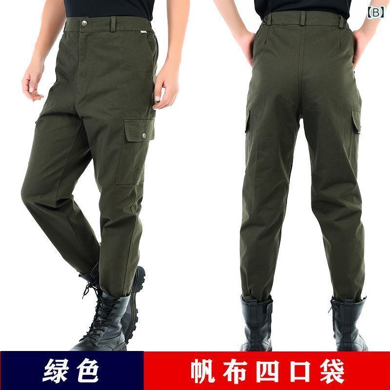 メンズ　ズボン　カジュアルパンツ 作業 パンツ メンズ 労働 保護 耐摩耗 ゆったり...