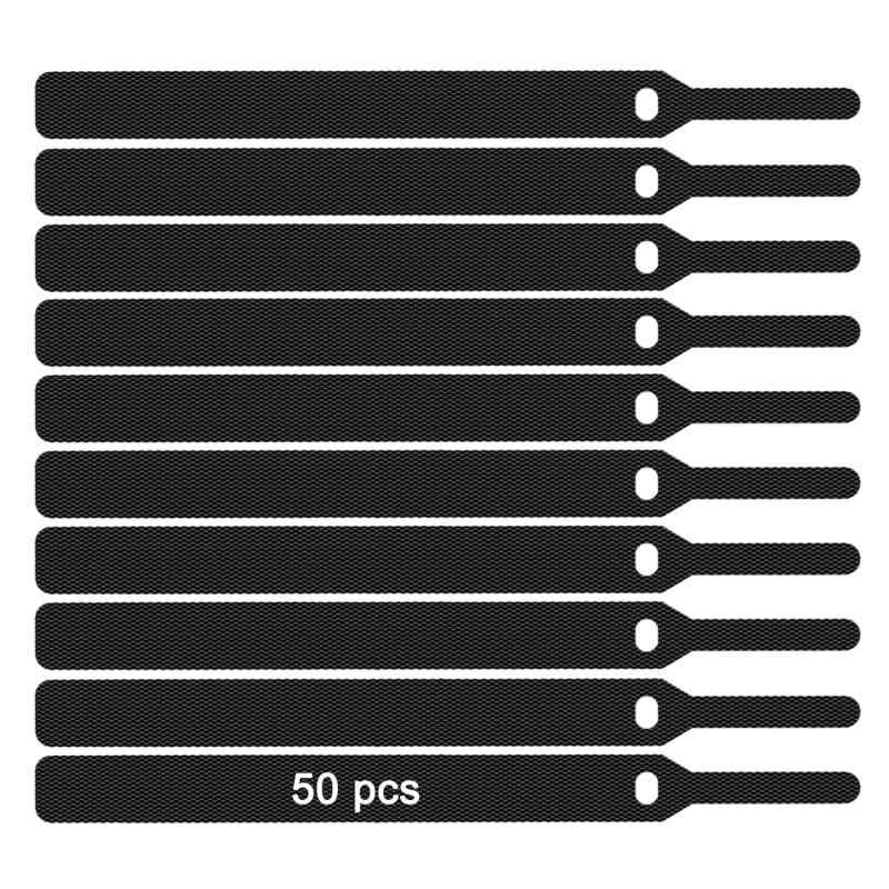 Novonest 50本 ケーブル結束バンド 収納バンド ケーブル …