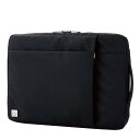エレコム パソコンケース インナーバッグ 13.3インチ用 MacBook Air, Pro 13inch (2020/2019年モデル対応) 【2020年11月発売 M1チップモデル対応】 CORDURA 取っ手付 ブラック BM-IBLW13BK(2)