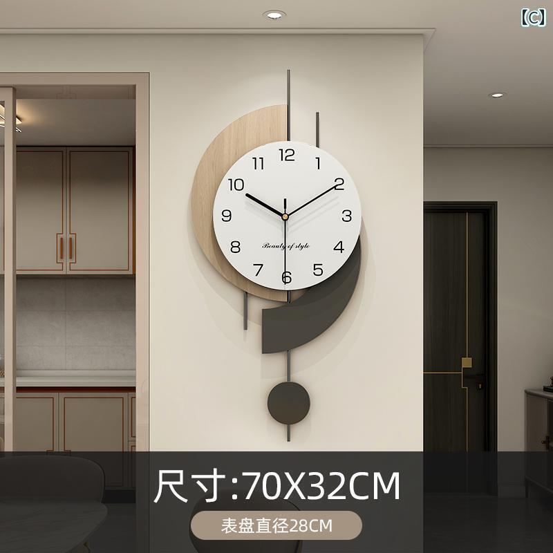 壁掛け 時計 おしゃれ ログ サイレン トクロック 壁掛け 時計 リビング ルーム モダン シンプル クロック ホーム 2025 レストラン(3)